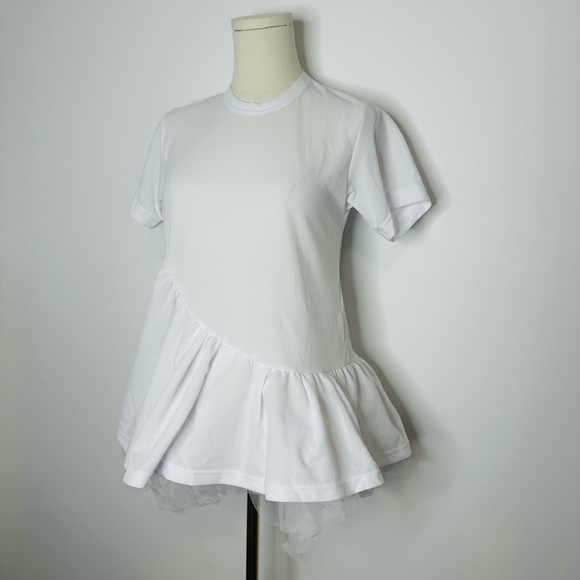 Comme Des Garçons tulle-nettling short-sleeve t-shirt - Picture 4 of 9